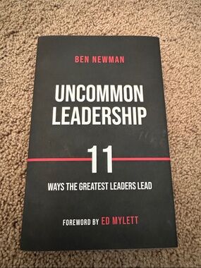 Uncommon Leadership by Ben Newman - Black & Red Hardcover